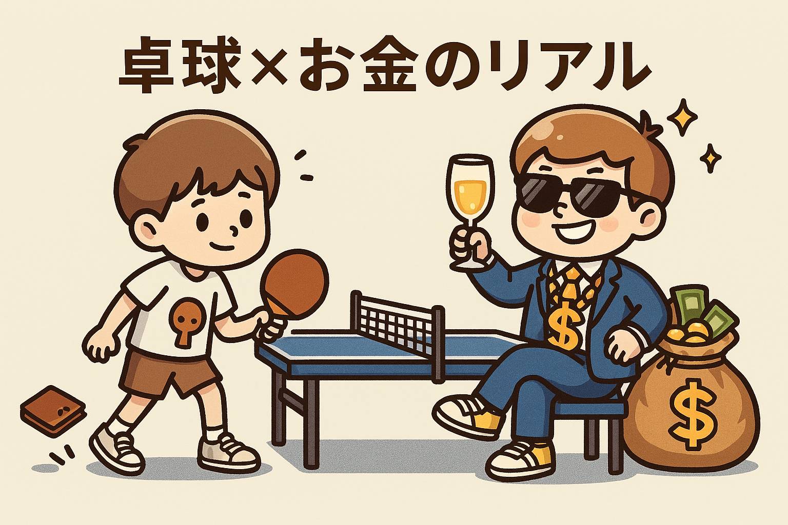 卓球上達にはお金が必要？練習・用具・コーチ…努力だけでは埋まらない差とは