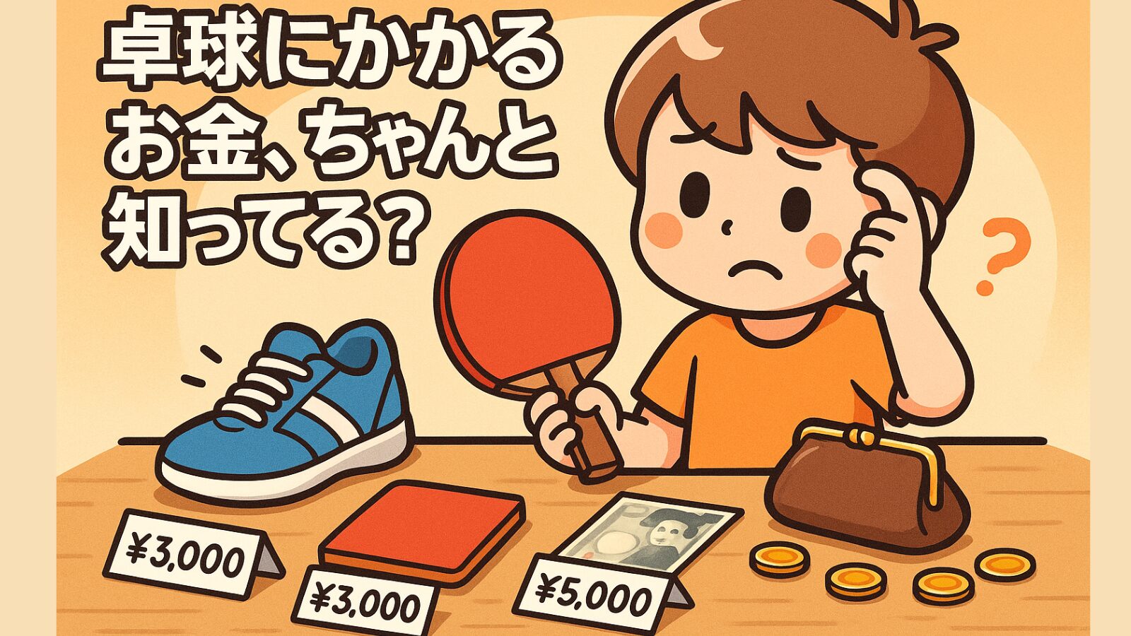 【2025年版】卓球にかかるお金まとめ｜初期費用・用具代・月謝まで徹底解説